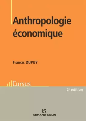 Couverture du produit · Anthropologie économique