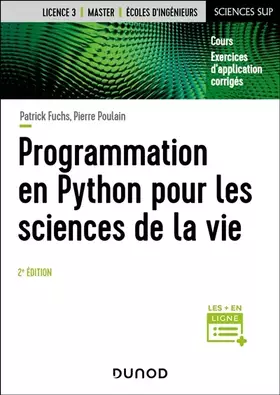 Couverture du produit · Programmation en Python pour les sciences de la vie - 2e éd.