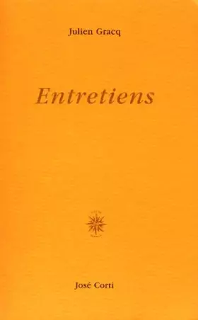 Couverture du produit · Entretiens (livre non massicoté)