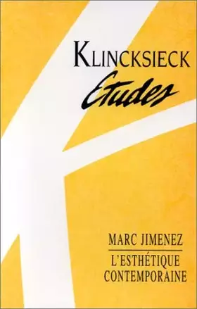 Couverture du produit · L'esthétique contemporaine: Tendances et enjeux