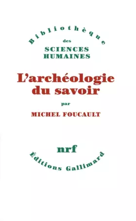 Couverture du produit · L'Archéologie du savoir