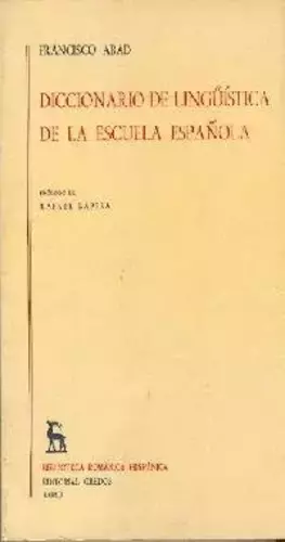 Couverture du produit · Diccionario linguistica escuela española: 100 (DICCIONARIOS)