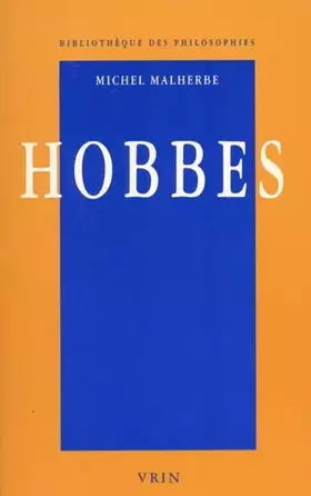 Couverture du produit · Thomas Hobbes ou l'oeuvre de la raison