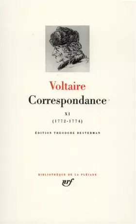 Couverture du produit · Voltaire : Correspondance, Juillet 1772 - Decembre 1774, tome 11