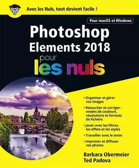 Couverture du produit · Photoshop Elements 2018 pour les Nuls, grand format