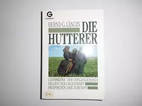 Couverture du produit · Die Hutterer