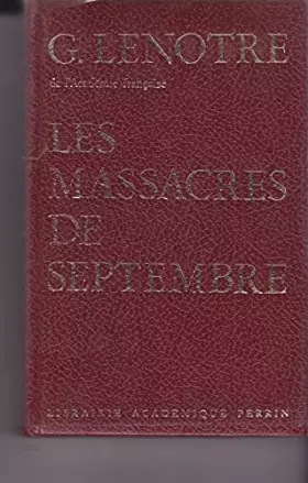 Couverture du produit · Les massacres de Septembre Perrin 1947