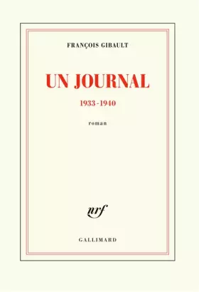 Couverture du produit · Un journal: (1933-1940)