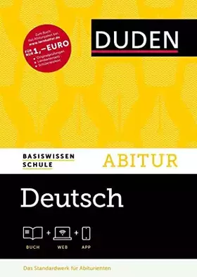Couverture du produit · Basiswissen Schule – Deutsch Abitur: Das Standardwerk für die Oberstufe
