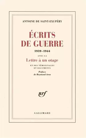 Couverture du produit · Ecrits de guerre, 1939-1944