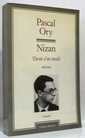 Couverture du produit · Nizan : destin d'un revolte
