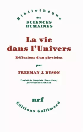 Couverture du produit · La vie dans l'Univers: Réflexions d'un physicien