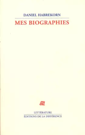 Couverture du produit · Mes biographies