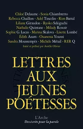 Couverture du produit · Lettres aux jeunes poétesses