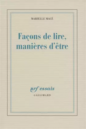 Couverture du produit · Façons de lire, manières d'être