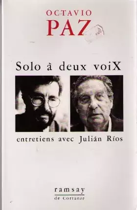 Couverture du produit · Solo a deux voix entretiens avec julian rios