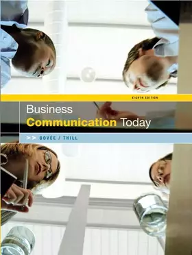 Couverture du produit · Business Communication Today: International Edition