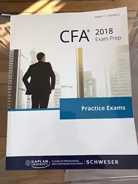 Couverture du produit · CFA 2018 Level 2 Practice Exams - Volume 2