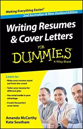 Couverture du produit · Writing Resumes and Cover Letters For Dummies, 2nd Australian & New Zealand Edition