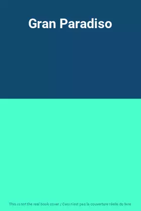 Couverture du produit · Gran Paradiso