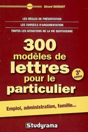 Couverture du produit · 300 modèles de lettres pour le particulier