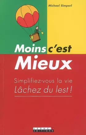 Couverture du produit · Moins c'est mieux