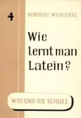 Couverture du produit · Wie lernt man Latein?