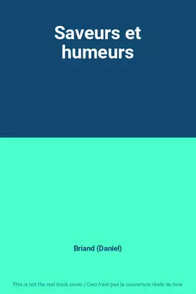 Couverture du produit · Saveurs et humeurs