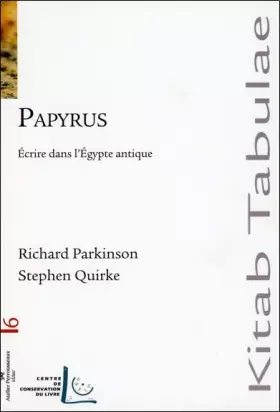Couverture du produit · Papyrus écrire dans l'Egypte antique