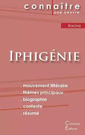 Couverture du produit · Fiche de lecture Iphigénie de Jean Racine (Analyse littéraire de référence et résumé complet)