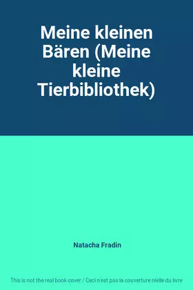 Couverture du produit · Meine kleinen Bären (Meine kleine Tierbibliothek)