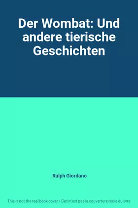 Couverture du produit · Der Wombat: Und andere tierische Geschichten