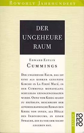 Couverture du produit · Der ungeheure Raum