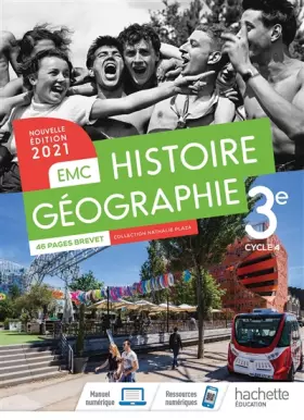 Couverture du produit · Histoire - Géographie EMC 3e - Livre élève - Ed. 2021