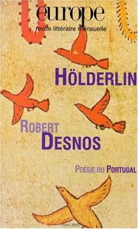 Couverture du produit · Europe, Holderlin, Robert Desnos, numéro 851