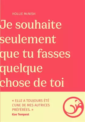 Couverture du produit · Je souhaite seulement que tu fasses quelque chose de toi