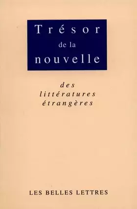 Couverture du produit · Trésor de la nouvelle des littératures étrangères, volumes 1 et 2