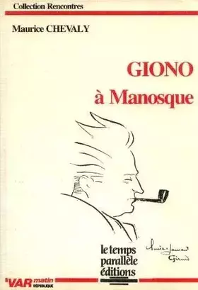 Couverture du produit · Giono à Manosque