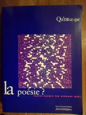 Couverture du produit · Qu'est-ce que la poésie ?