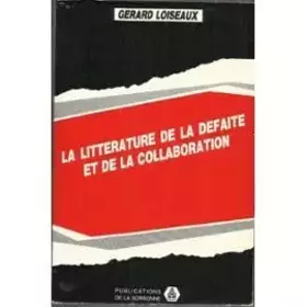 Couverture du produit · Litterature de la defaite et de la collaboration