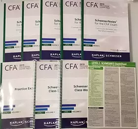 Couverture du produit · CFA 2019 Level 1 Kaplan Schweser Books 1-5, Practice Exam Volume 1, Workbook 1-