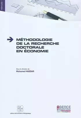 Couverture du produit · Méthodologie de la recherche doctorale en économie