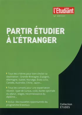 Couverture du produit · Partir étudier à l'étranger 14e Edition