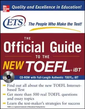 Couverture du produit · The Official Guide to the New TOEFL IBT
