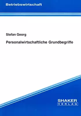 Couverture du produit · Personalwirtschaftliche Grundbegriffe