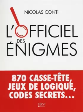 Couverture du produit · L'Officiel des énigmes, nouvelle édition