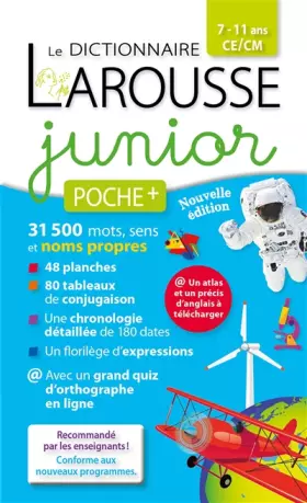 Couverture du produit · Dictionnaire Larousse junior poche plus