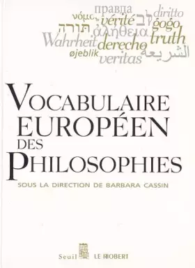 Couverture du produit · Vocabulaire européen des philosophies