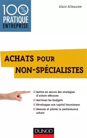Couverture du produit · Achats pour non-spécialistes - prix CDAF - 2013