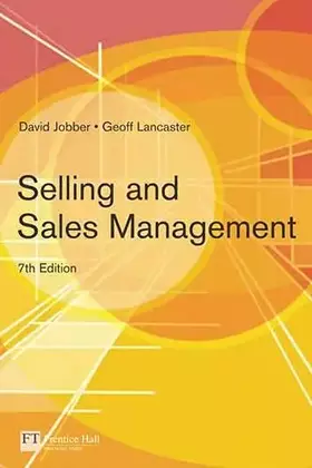 Couverture du produit · Selling and Sales Management